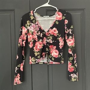 Floral crop top